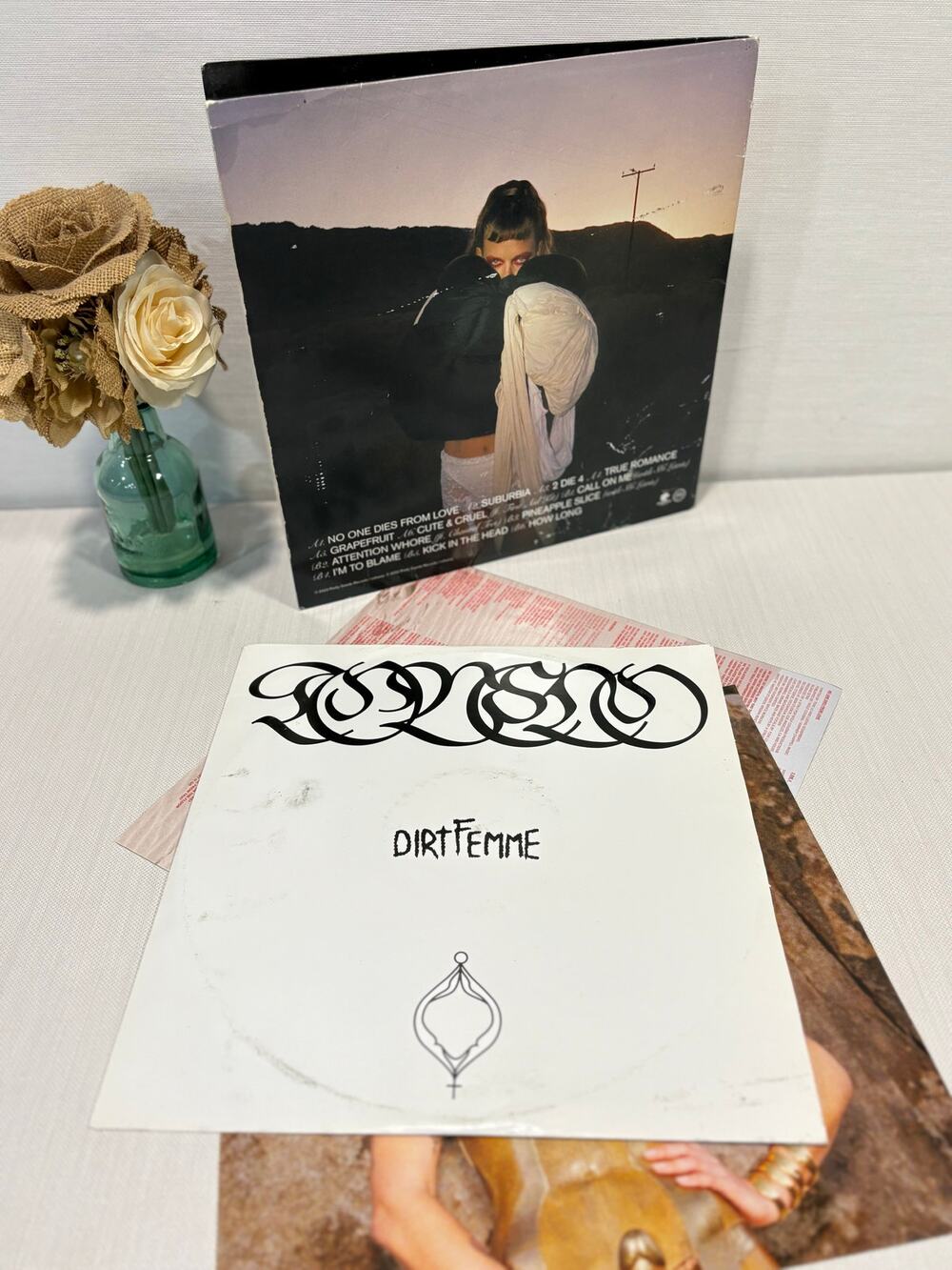 Tove Lo Dirt Femme colored blue LP record vinyl album with inserts 2 posters